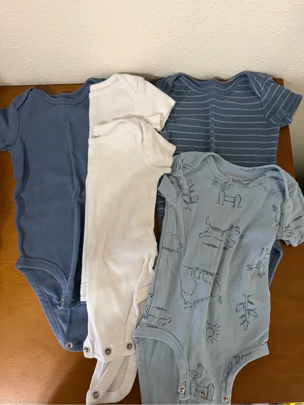Carters 6M short-sleeve bodysuits